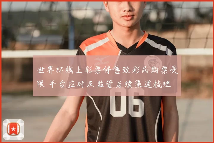 世界杯线上彩票停售致彩民购票受限 平台应对及监管后续渠道梳理